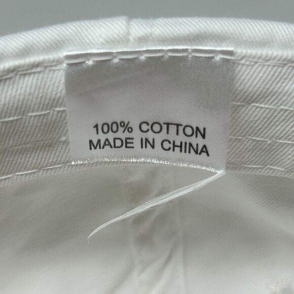 Cleveland Golf Dad Hat Cap Golfer Golfing White Cotton 6 Panel Strapback - Picture 11 of 12